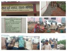 शाला विकास समिति के अध्यक्ष को ठेकेदार ने पुलिस बुलाकर उठवा देने की धमकी दी,ग्रामीणों में आक्रोश , ठेकेदार की मनमानी जिम्मेदार लोगों की संरक्षण से विकास कार्यों में दिखावे का खेल