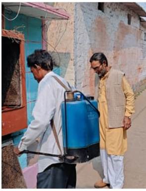 नगर पालिक निगम और मलेरिया विभाग की संयुक्त टीम ने चलाया मच्छर उन्मूलन अभियान