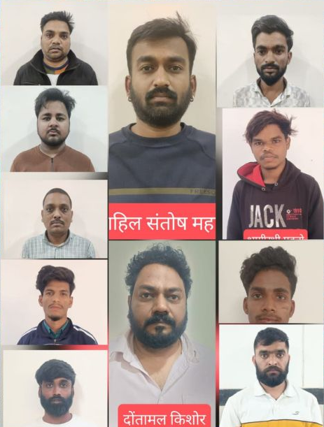 ऑपरेशन साइबर शील्ड अंतर्गत कार्यवाही जारी, 11 अंतर्राज्यीय ठग गिरफ्तार