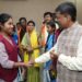नारायणपुर के मेधावी छात्र सम्मानित- वन मंत्री श्री केदार कश्यप ने खिलाई मिठाई