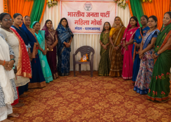 अघरिया धाम में महिला मोर्चा की परिचयात्मक बैठक संपन्न, वीणा विश्वास रहीं मुख्य अतिथि