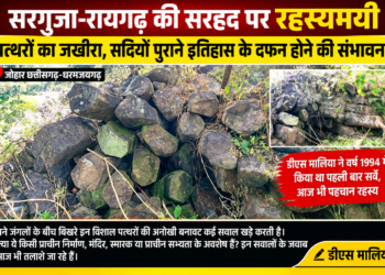 सरगुजा-रायगढ़ की सरहद पर रहस्यमयी पत्थरों का जखीरा, सदियों पुराने इतिहास के दफन होने की संभावना … डीएस मालिया ने वर्ष 1994 में किया था पहली बार सर्वे, आज भी पत्थरों की वास्तविक पहचान बनी हुई है रहस्य